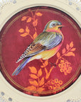 Set of Four Brown And White Bird No Entertainment No Food & Beverage No Fantasy & Sci-Fi Flower Metal No People Circle No Spiritual & Religious