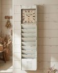 60" X 14" Off White Metal Hanging Wall Decor