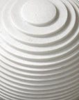 12" White Sandstone Garden Stone
