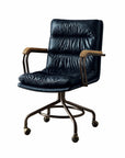 Coffee and Dark Brown Swivel Rolling Executive Office Chair