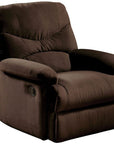 35" Chocolate Microfiber Recliner