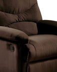 35" Chocolate Microfiber Recliner