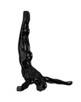 7" X 7" Black Resin Diving Man Hanging Dimensional Sculpture
