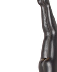 7" X 7" Black Resin Diving Man Hanging Dimensional Sculpture