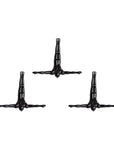 Set of Three Black Resin Diving Man Hanging Dimensional Sculpture