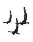 Set of Three Black Resin Diving Man Hanging Dimensional Sculpture