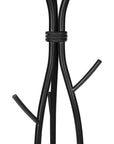 74" Black Metal Modern Tree Branch Coat Rack