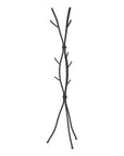 74" Black Metal Modern Tree Branch Coat Rack