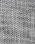 Set of Two 30" Gray And Silver Fabric And Metal Low Back Bar Chairs