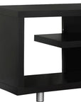 60" Dark Brown Cabinet Enclosed Storage TV Stand