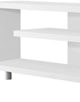 60" Dark Brown Cabinet Enclosed Storage TV Stand