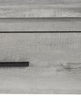 59" Black and Gray Cabinet Enclosed Storage TV Stand