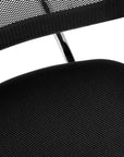 Black Adjustable Height Swivel Rolling Office Chair