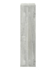 48" Gray Wood Four Tier Bookcase