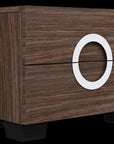 Four Piece Wood Brown Solid Wood Bedroom Set With Mirror