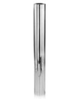 56" Silver Aluminum Cylinder Table Vase