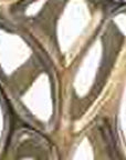 47" Aluminum Silver Twigs Cylinder Floor Vase