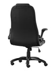 Black Adjustable Height Swivel Rolling Executive Office Chair