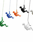 Set of Nine Rainbow Resin Hanging Dimensional Sculpture