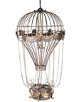 23" x 23" x 41" Vintage Hot Air Balloon Pendant