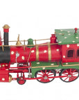 Handmade Tin Christmas Train Model