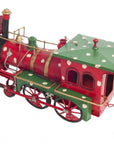 Handmade Tin Christmas Train Model