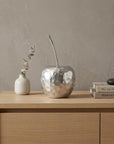 Delicious Hammered Finish Apple Statue