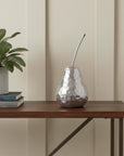 Delicious Hammered Finish Pear Statue