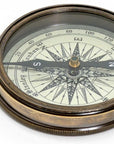 Brass Makers To The Queen Compass With Leather Case