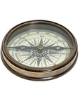 Brass Makers To The Queen Compass With Leather Case