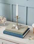 5" Silver Brass Starfish Tabletop Candle Holder