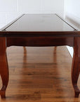 23" Dark Brown Glass Standard Display Stand