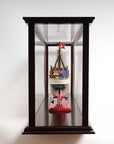 39" Dark Brown Glass Standard Display Stand