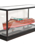 14" X 37.5" X 15" Display Case For Speed Boat