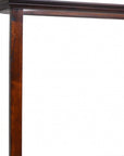 10" Dark Brown And Clear Glass Standard Display Stand