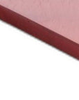 10" Red Solid Wood Wall Mounted Floating Shelf