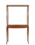 15" Brown And Clear Glass Standard Display Stand