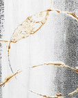 Set of Two Modern Abstract Gunmetal Framed Art