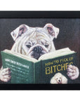 9" X 11" Black Acrylic Dog Wall Decor