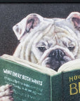 9" X 11" Black Acrylic Dog Wall Decor