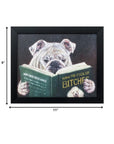 9" X 11" Black Acrylic Dog Wall Decor