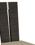Seven Piece Gray Dining Set with Six Chairs