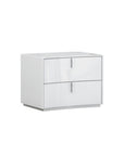 Four Piece White Solid and Manufactured Wood Bedroom Set With Mirror