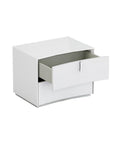 Four Piece White Solid and Manufactured Wood Bedroom Set With Mirror