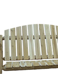 71" Natural Solid Wood Swing Chair