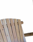 48" X 24" X 48" Natural Wood Porch Swing