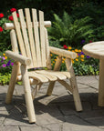 28" X 26" X 42" Natural Wood Dining Chair
