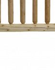 Natural Cedar Log Twin Headboard