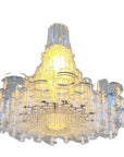 39 X 39 X 70 White Acrylic Pendant Lamp