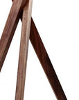 Tripod Leg Walnut Wood Table Lamp